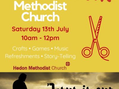 Messy Church – Saturday 13th July