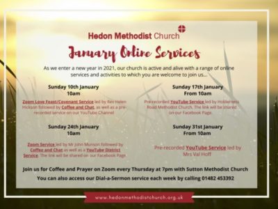 Our upcoming January Online Services…